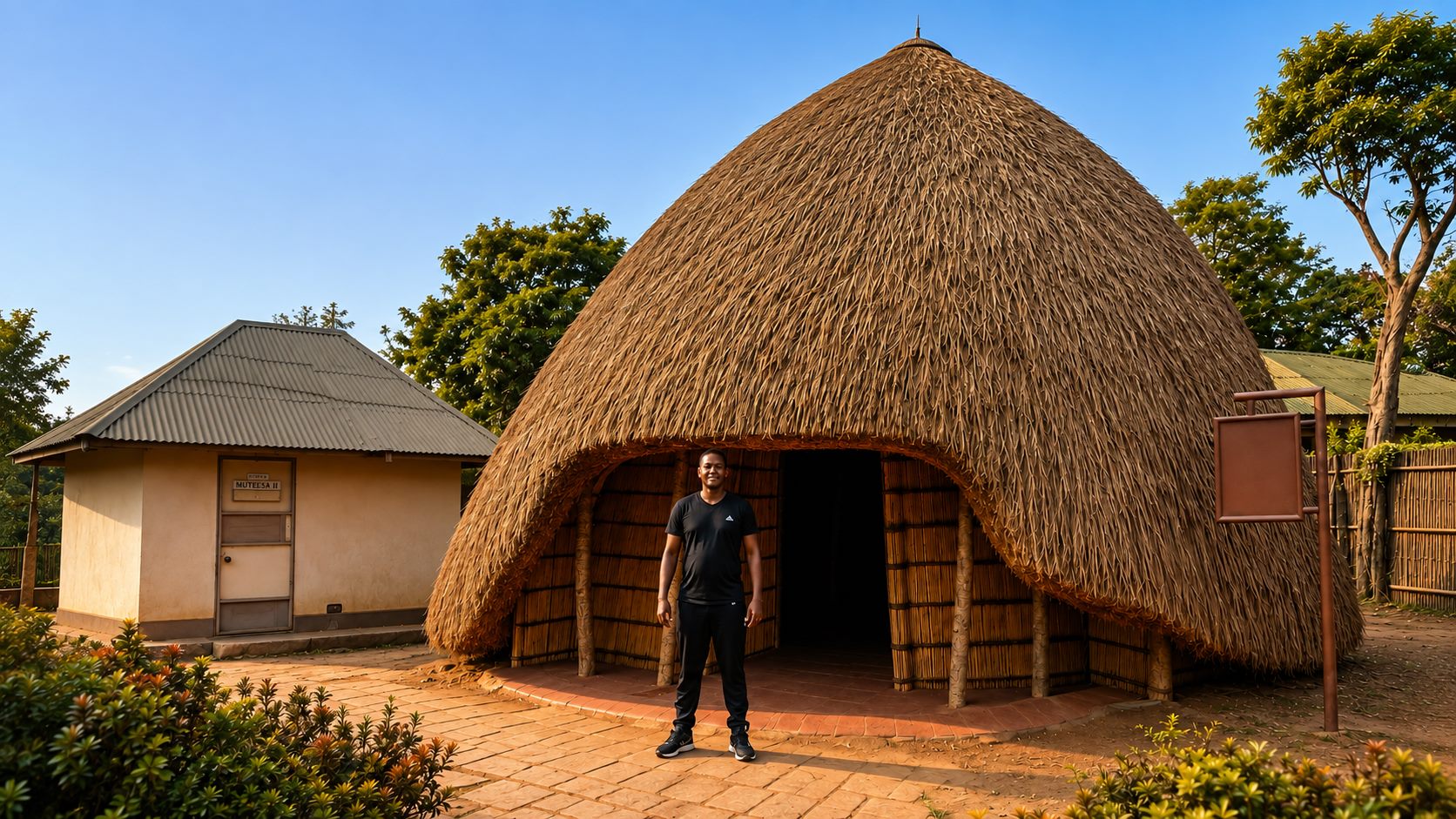 The great thatched dome house at the Kasubi Royal Tombs